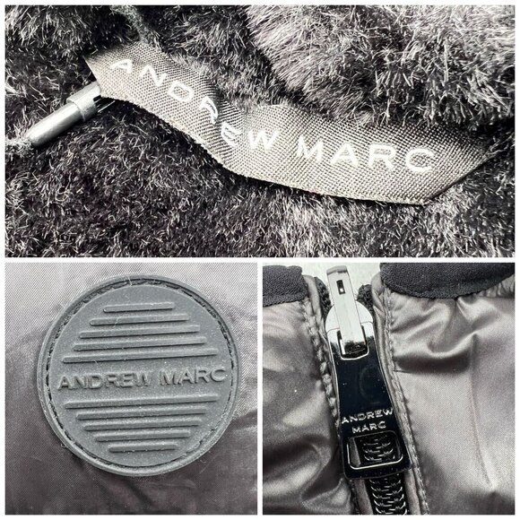 Andrew Marc Reversible Quilted Puffer Jacket Hooded Small - Picture 6 of 12